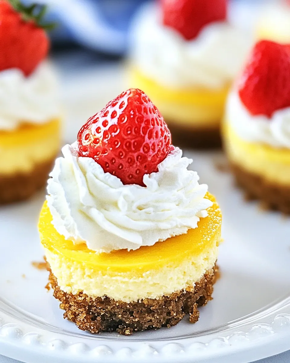 Classic Mini Cheesecakes Recipe image