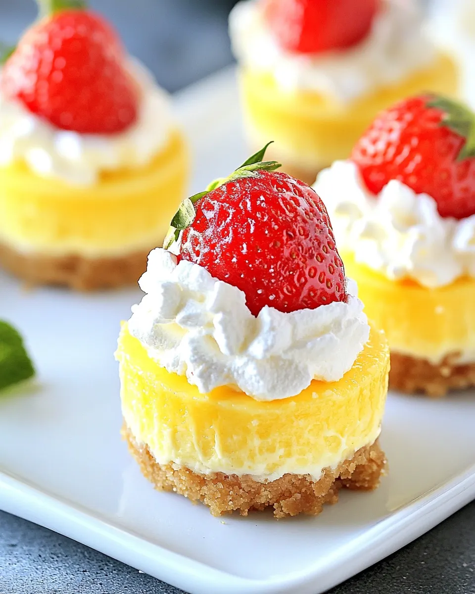 Delicious Mini Cheesecakes Recipe dish photo