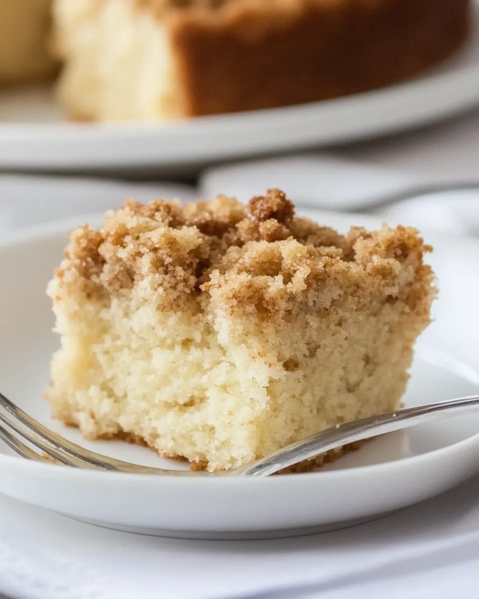 Delicious Mini Coffee Cake shot