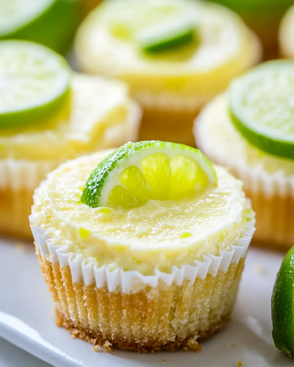 Homemade Mini Key Lime Cheesecakes recipe photo