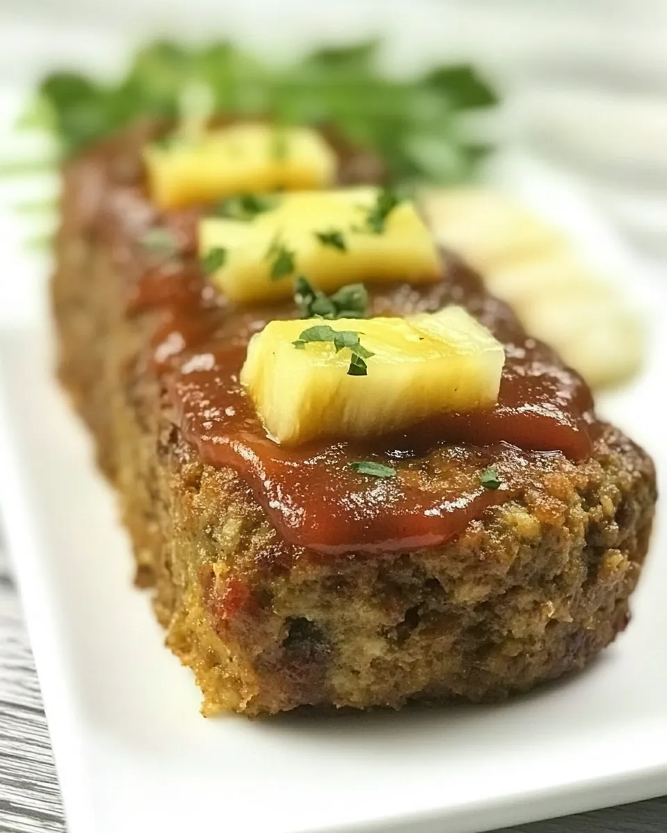 Delicious Mini Meatloaf Recipe with Pineapple BBQ Sauce dish photo
