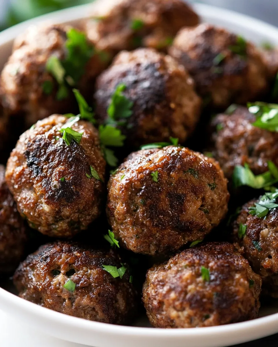 Homemade Moroccan Lamb Meatballs recipe photo