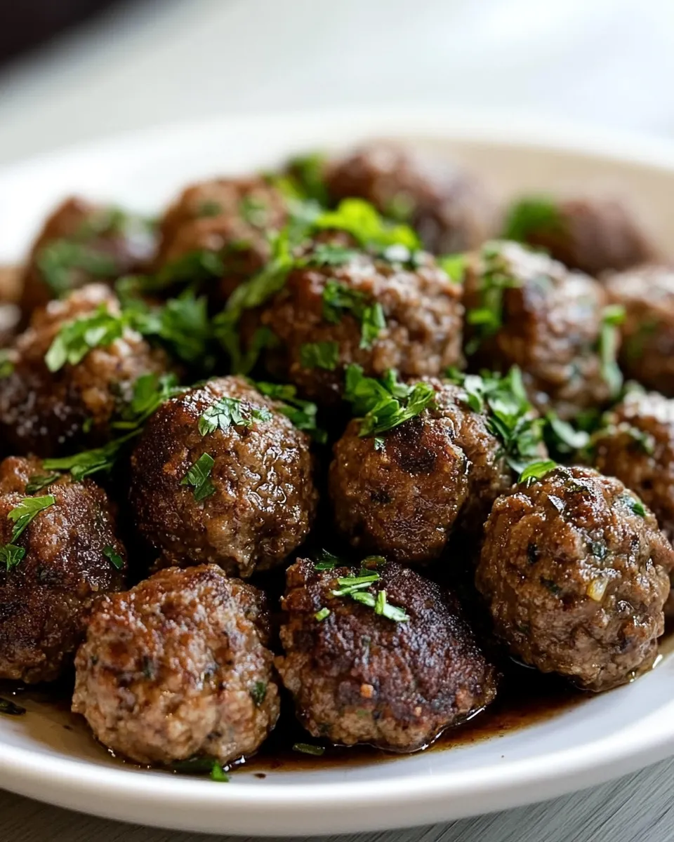 Classic Moroccan Lamb Meatballs dish photo
