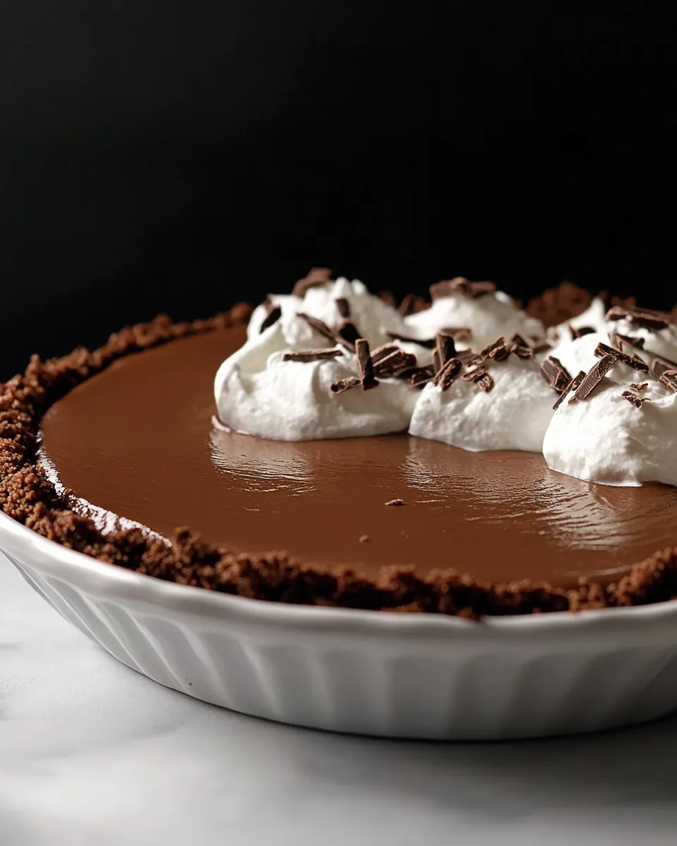 Classic No-Bake Baileys Chocolate Pie dish photo