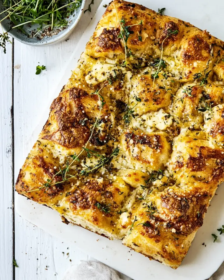 Homemade No Knead Focaccia (Cheese Focaccia) photo