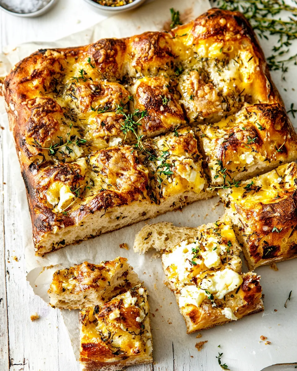 Easy No Knead Focaccia (Cheese Focaccia) dish photo