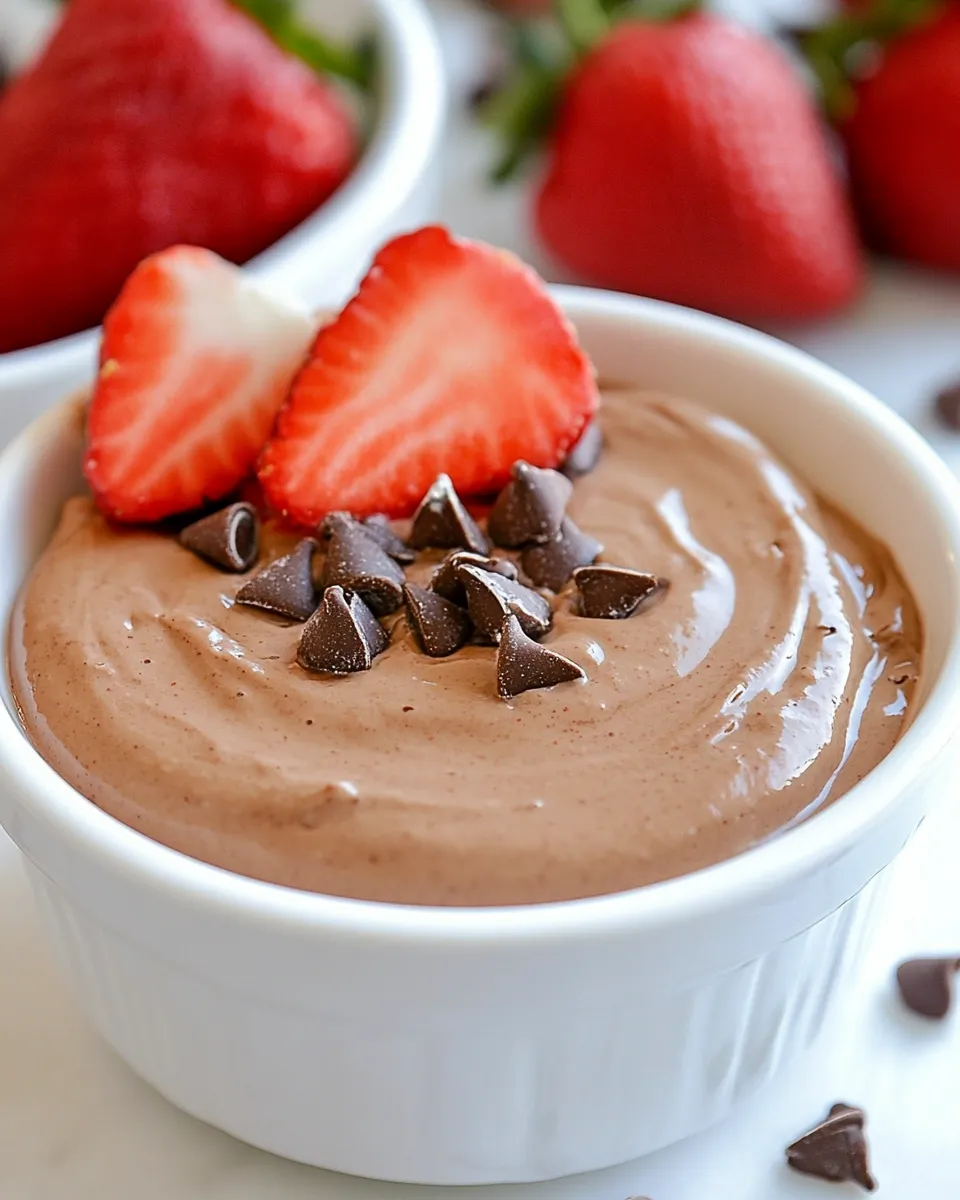 Delicious Nutella Dip food shot