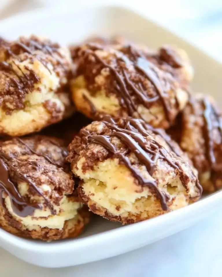 Homemade Nutella Drop Biscuits recipe photo