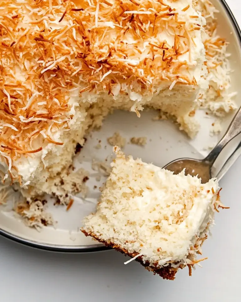 Homemade Old-Fashioned Coconut Cake photo