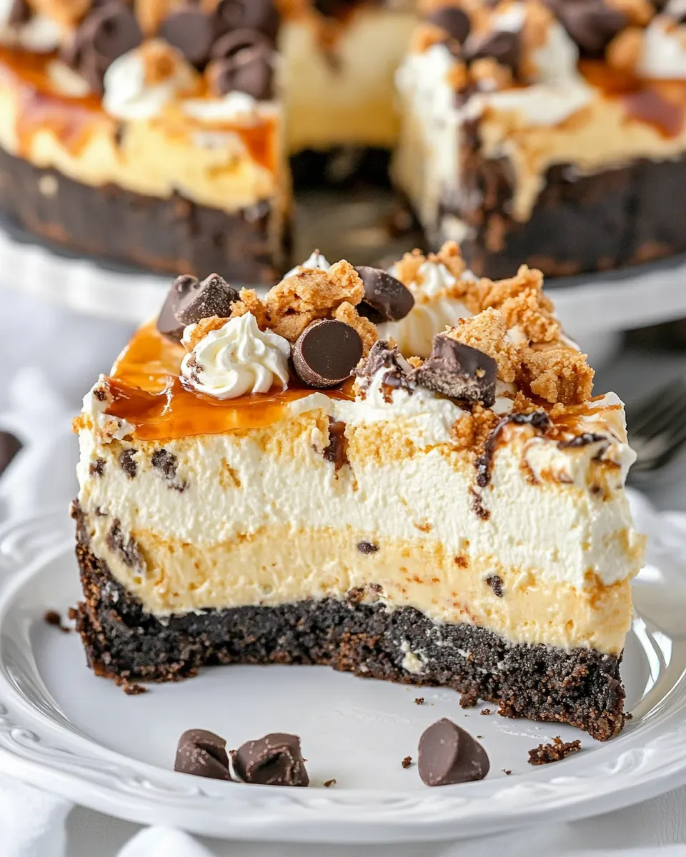 Classic Olive Garden Cookie Dough Cheesecake (Discontinued Recipe) image