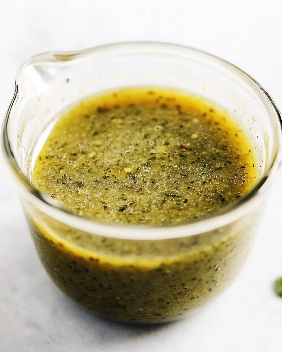 Easy Olive Garden Salad Dressing Copycat plate image