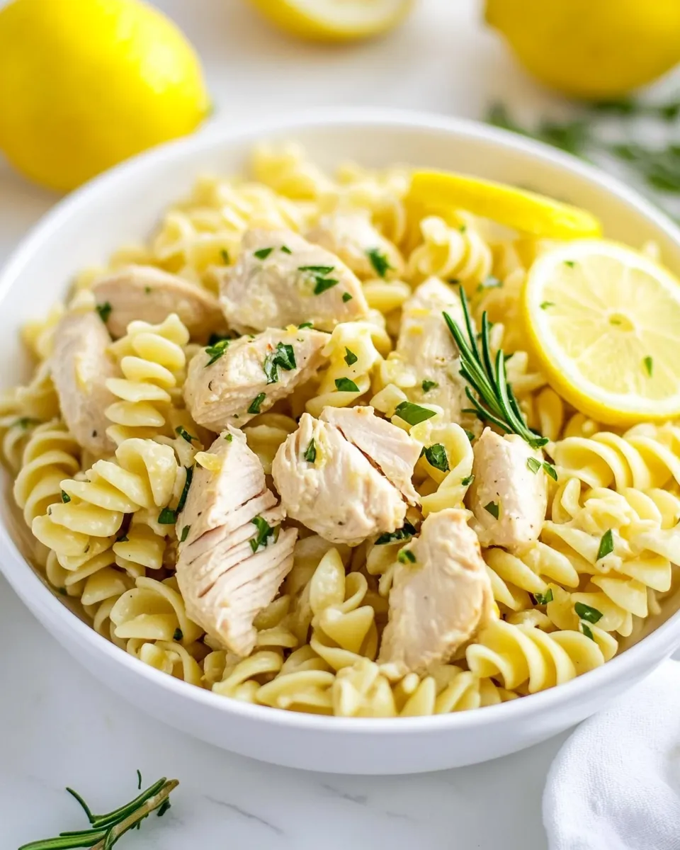 Homemade One-Bag Lemon Chicken and Pasta photo