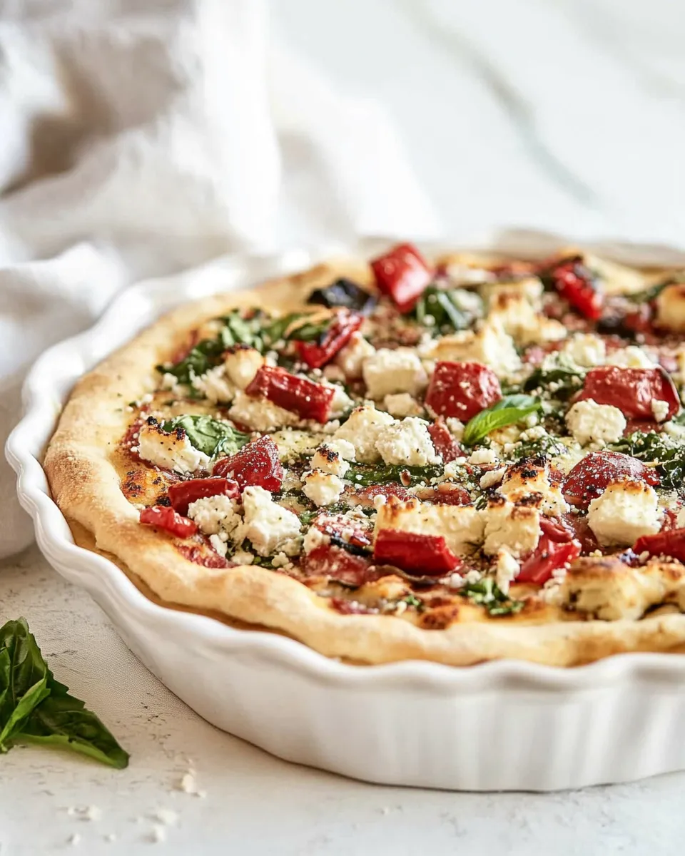 Homemade One-Dish Greek Pizza photo