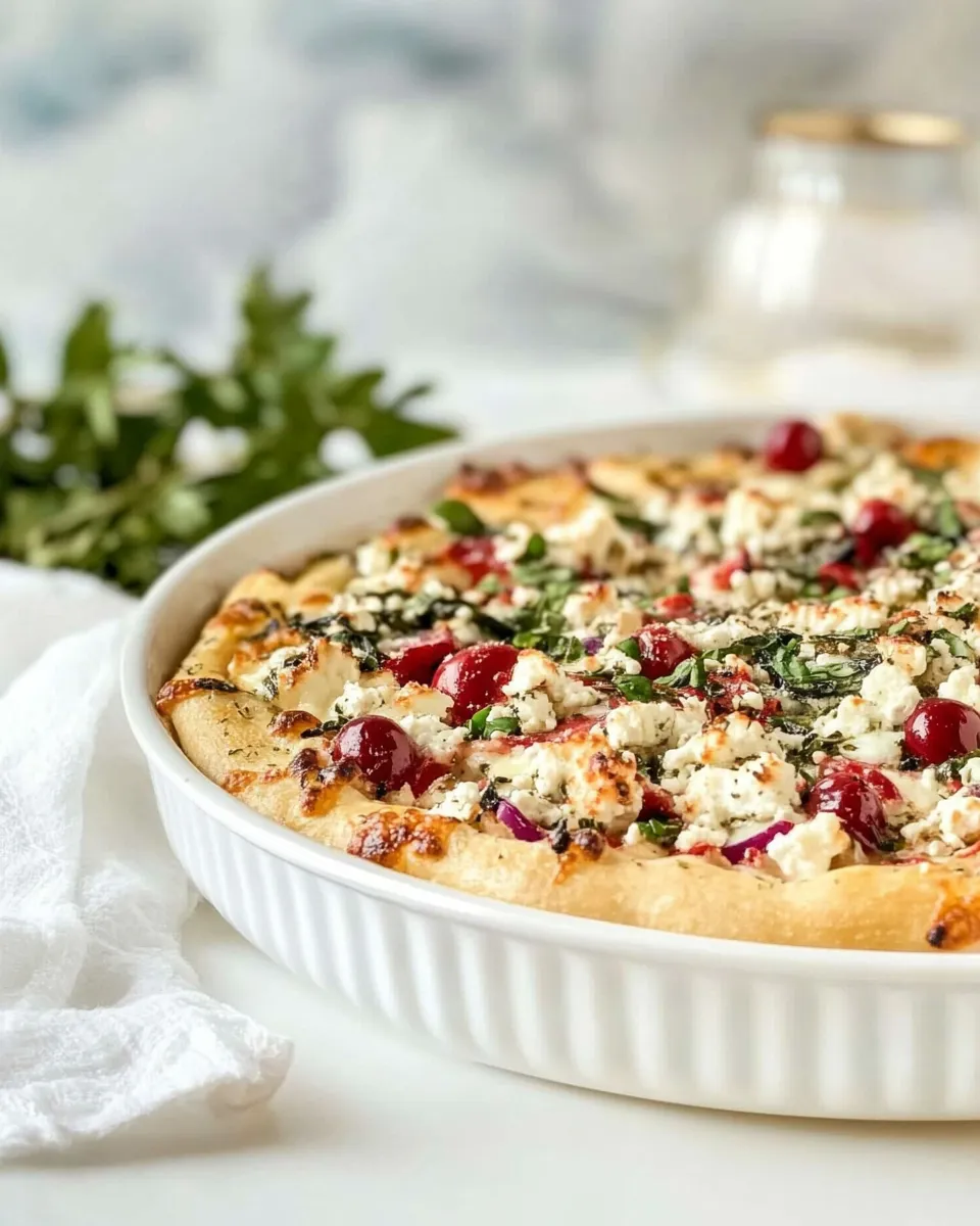 Classic One-Dish Greek Pizza image