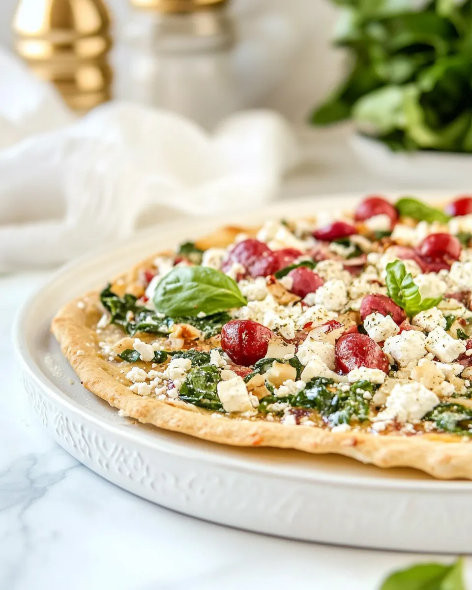 Easy One-Dish Greek Pizza recipe photo