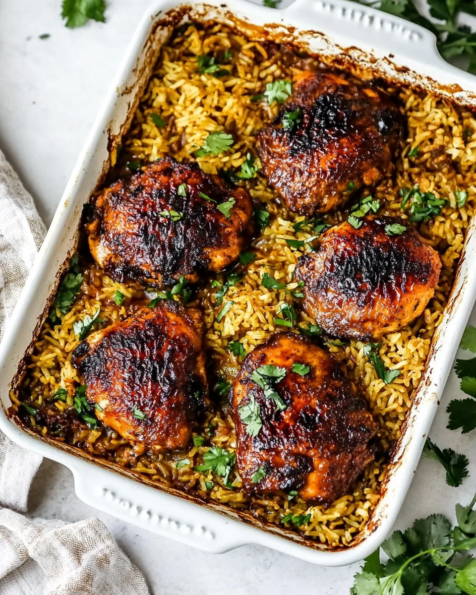 Classic One Pan Chipotle Honey Chicken and Rice. dish photo