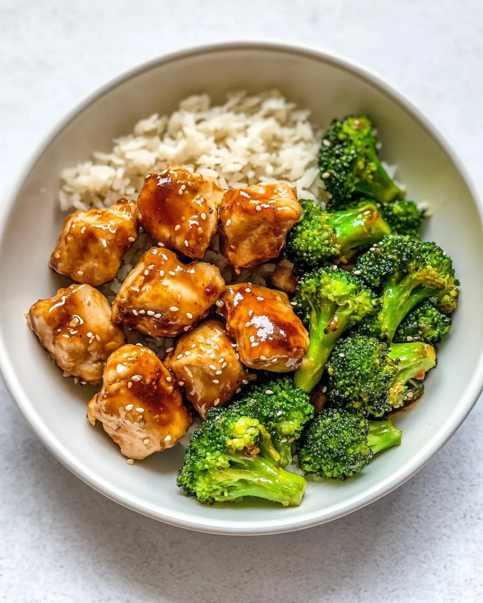 Delicious One Pan General Tsos Chicken with Broccoli picture