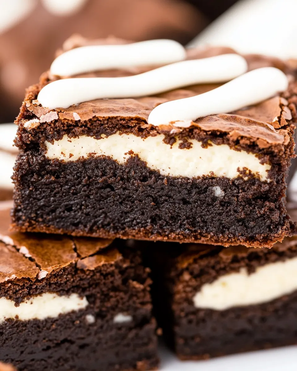 Delicious Oreo Stuffed Brownies recipe photo