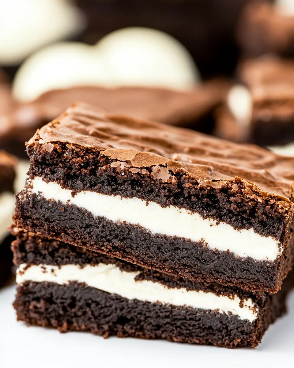Classic Oreo Stuffed Brownies dish photo