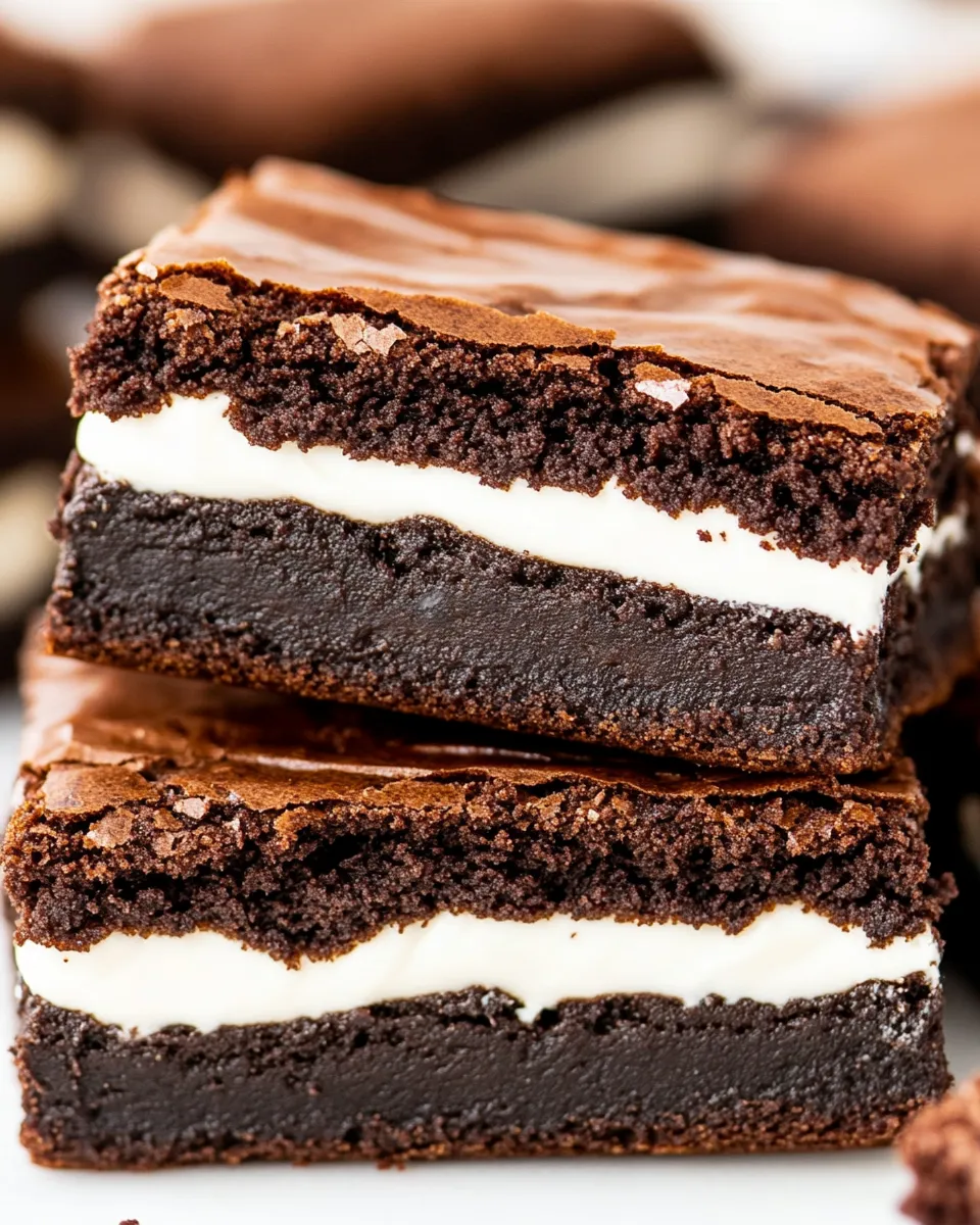 Homemade Oreo Stuffed Brownies picture