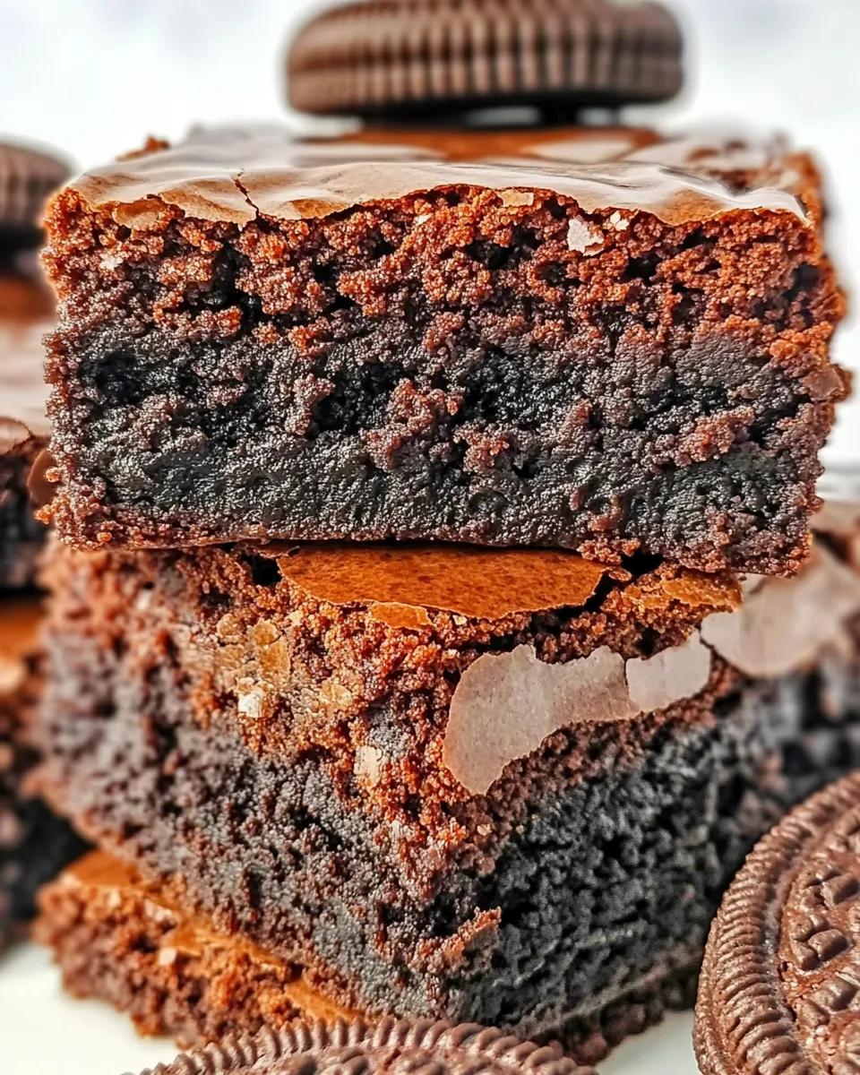Classic Oreo Truffle Brownies dish photo