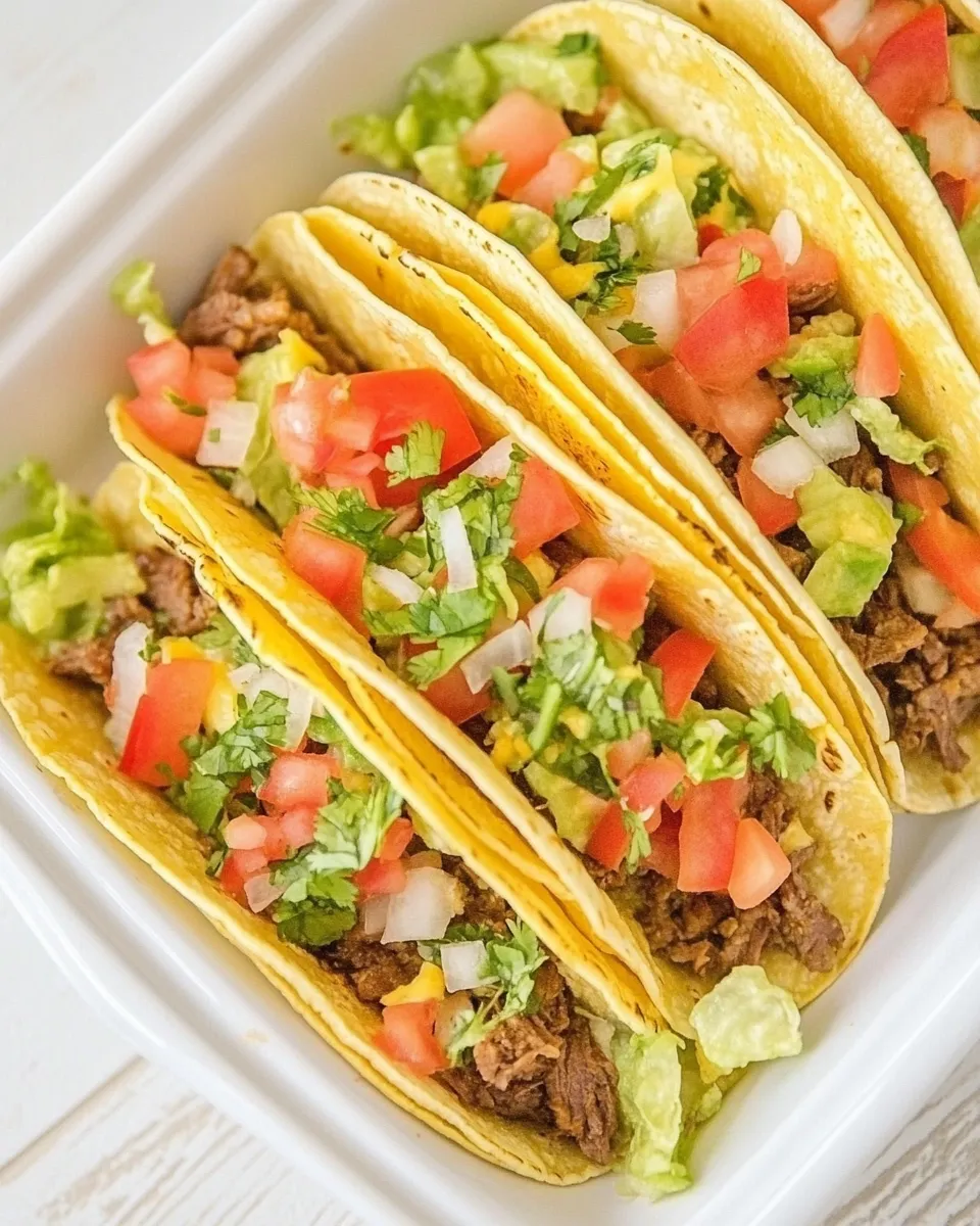 Classic Oven Baked Beef Tacos image