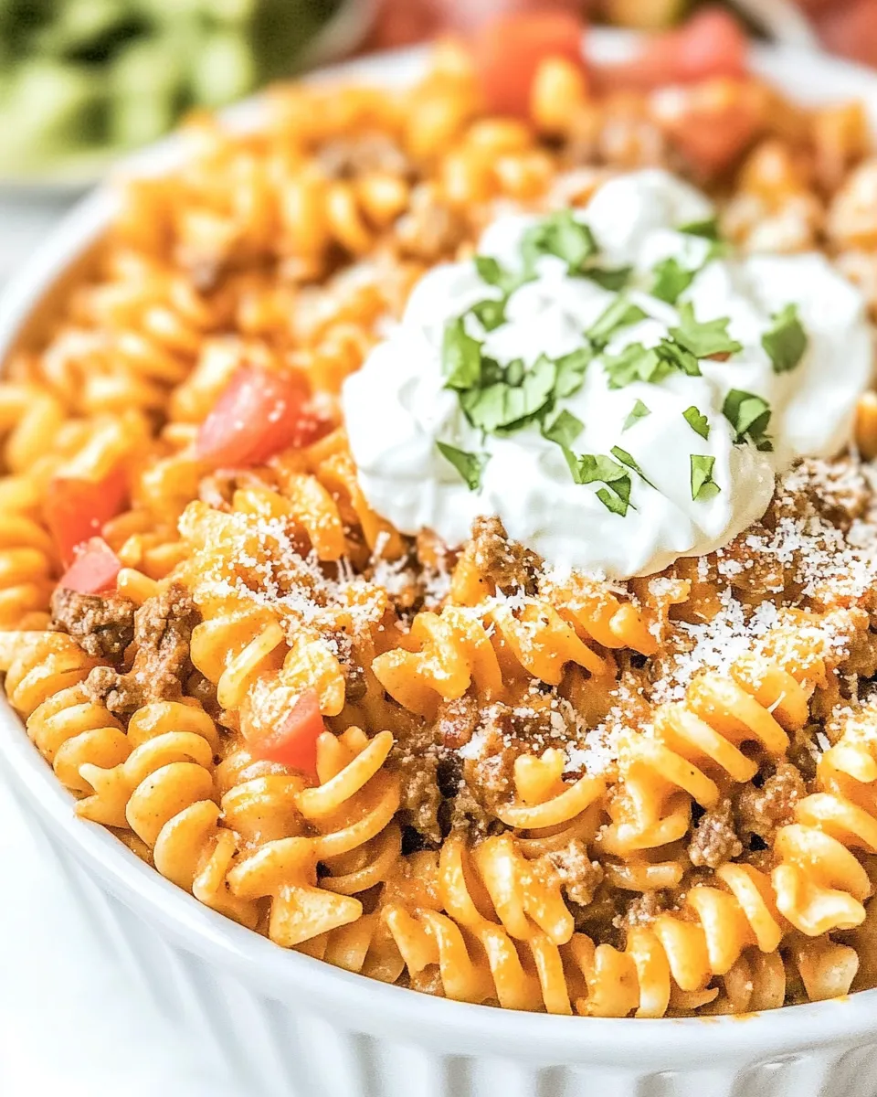 Classic Overnight Taco Pasta image