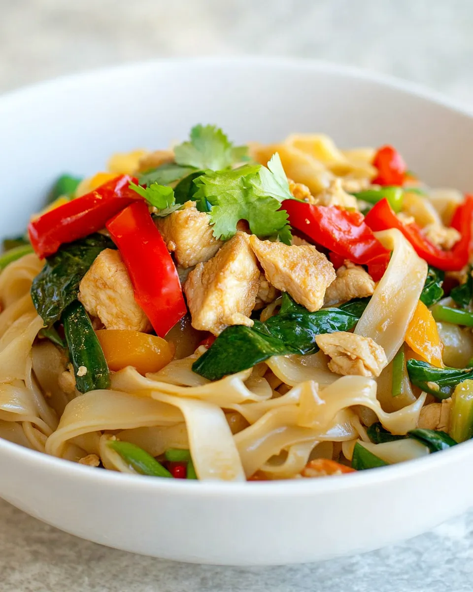 Delicious Pad Kee Mao Recipe (Drunken Noodles) picture