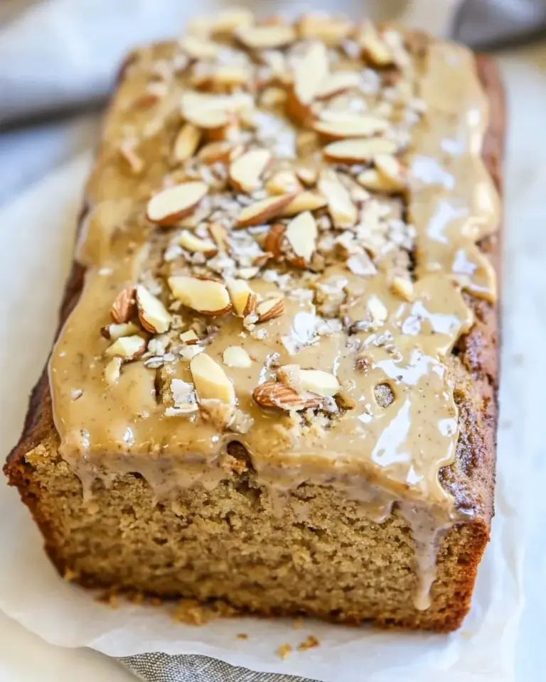 Delicious Paleo Banana Bread with Almond Butter Glaze recipe photo
