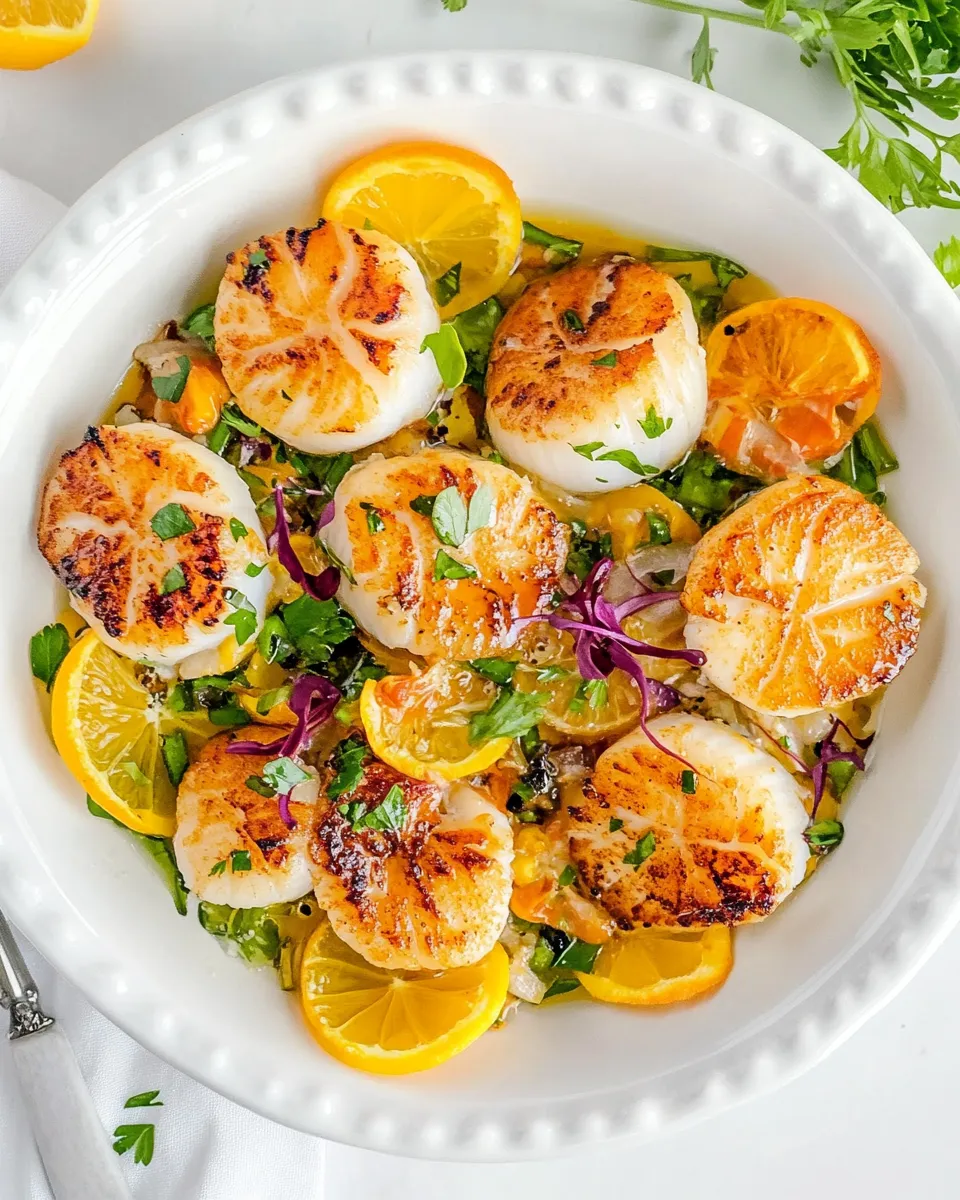 Classic Pan Seared Scallops recipe image