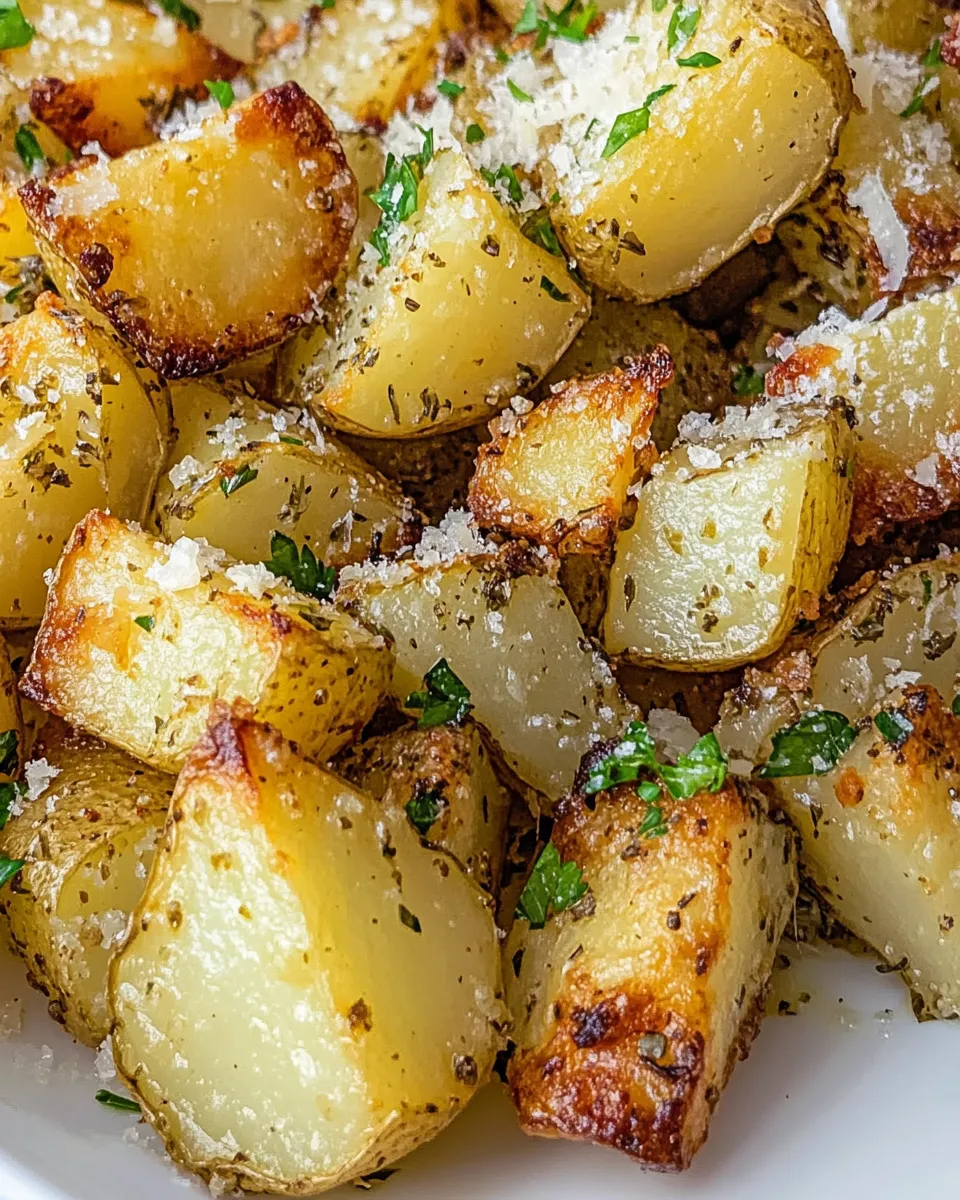 Homemade Parmesan Garlic Roasted Potatoes photo