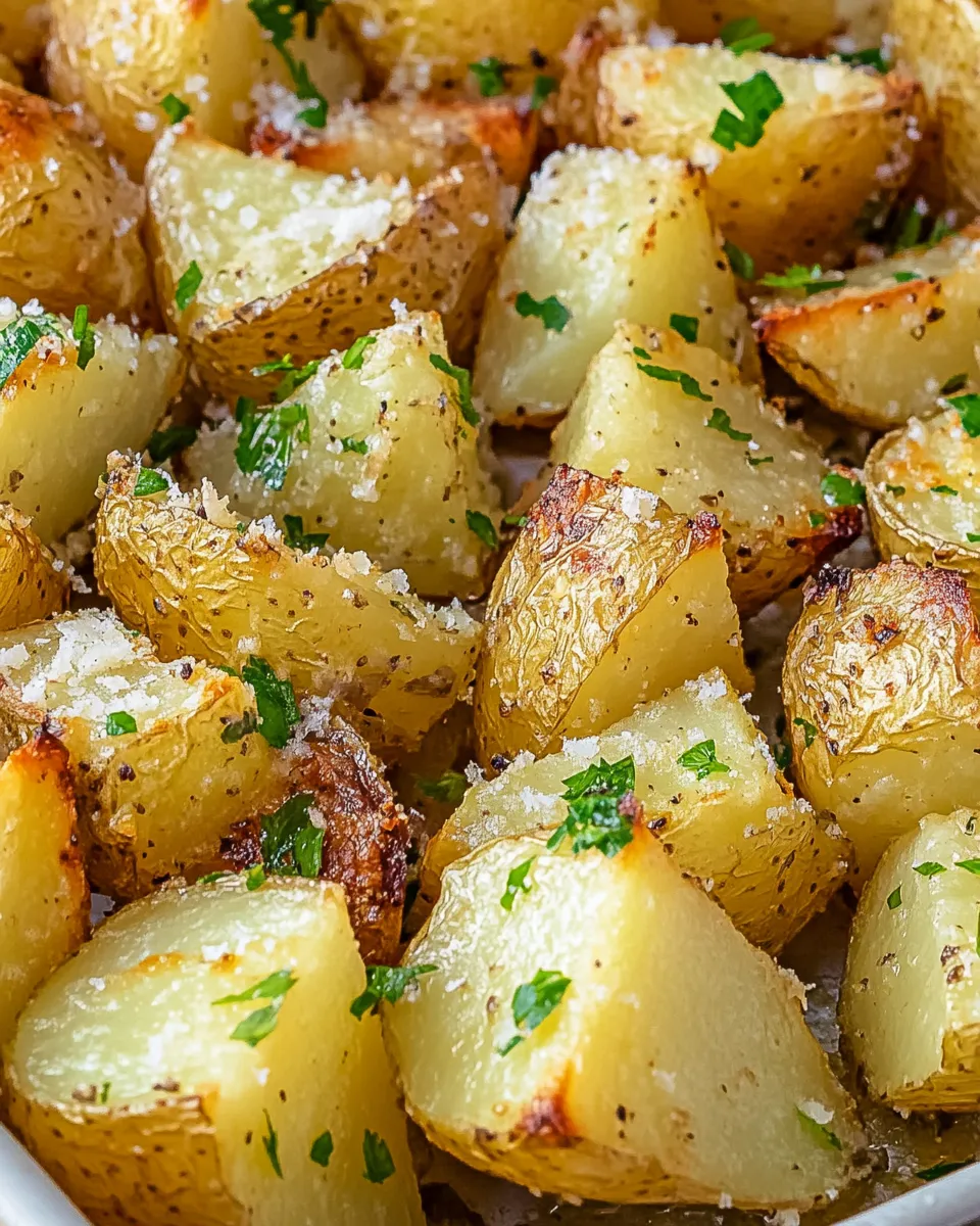 Classic Parmesan Garlic Roasted Potatoes image