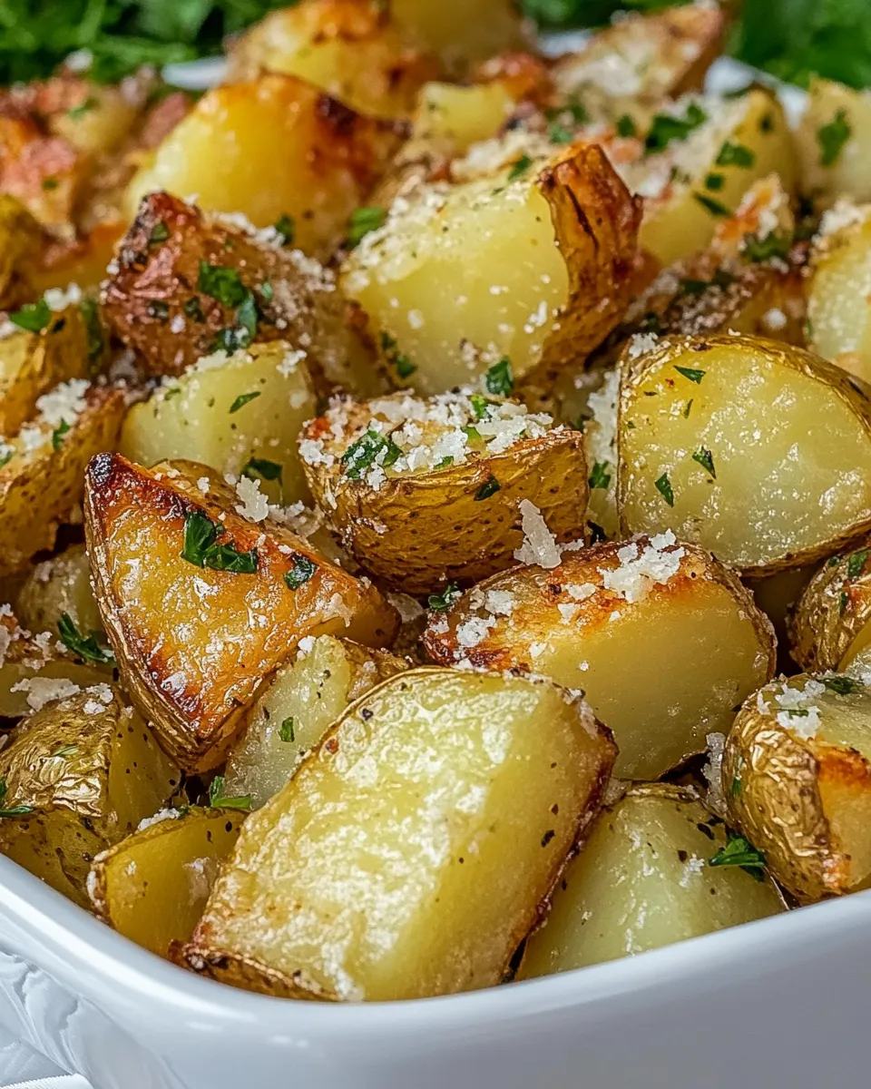 Delicious Parmesan Garlic Roasted Potatoes dish photo