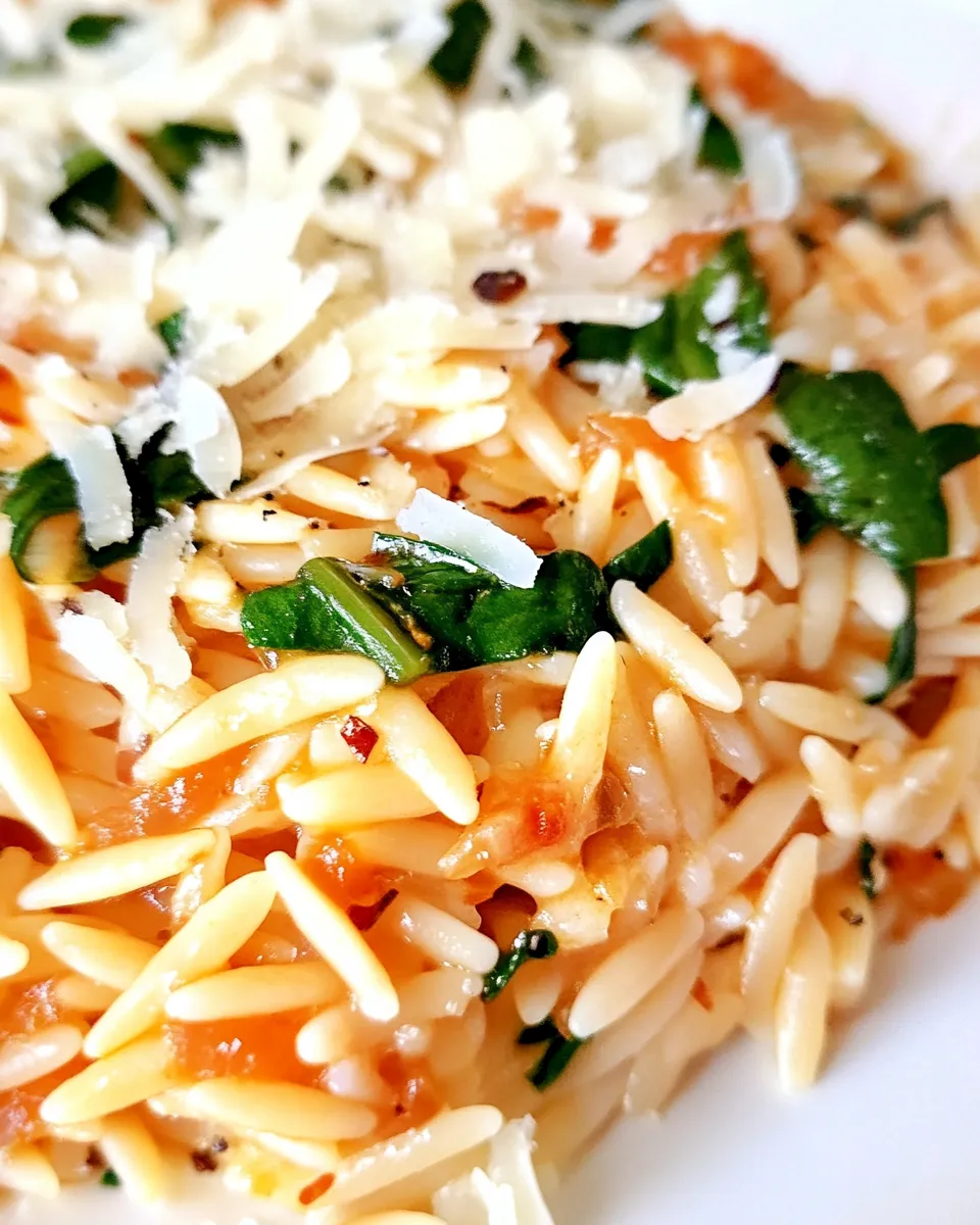 Easy Parmesan Orzo photo