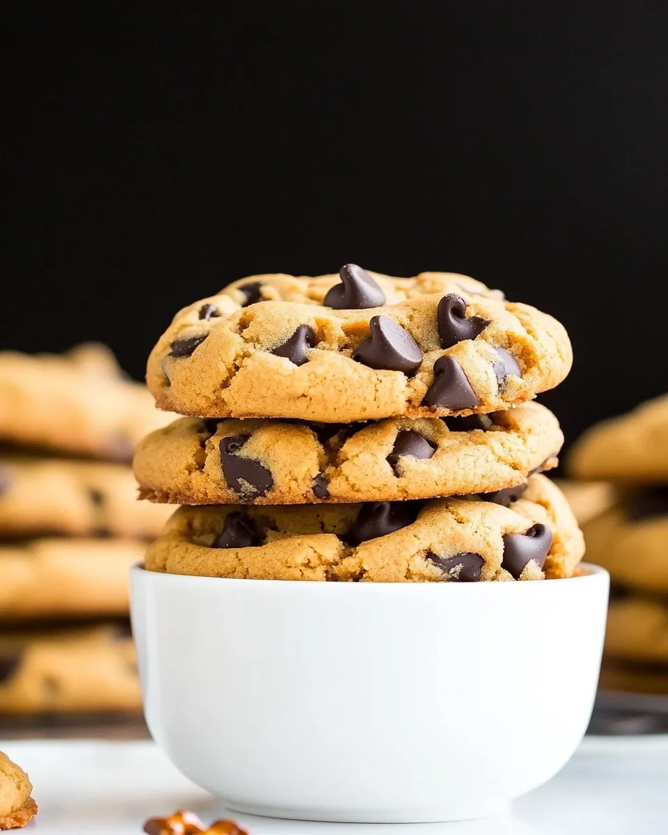 Classic Peanut Butter-Pretzel Chocolate Chip Cookies recipe photo