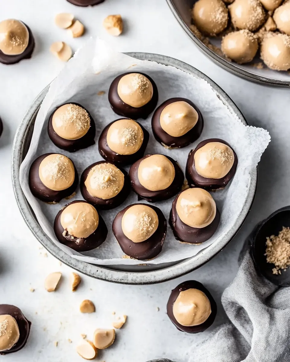 Easy Peanut Butter Buckeyes Recipe recipe photo