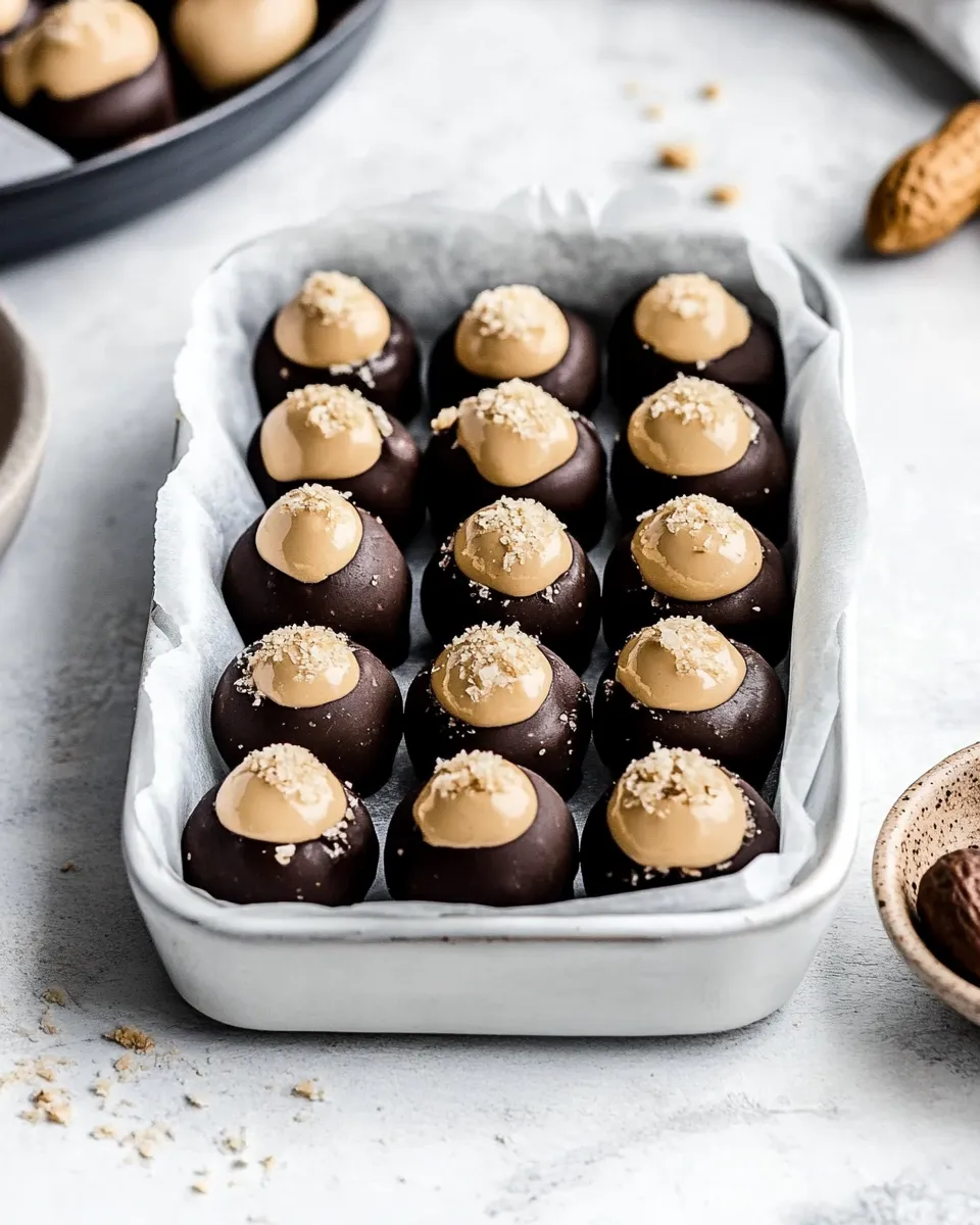 Delicious Peanut Butter Buckeyes Recipe dish photo
