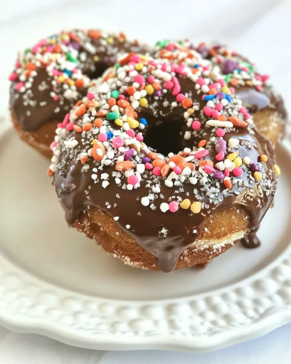 Classic Peanut Butter Cream Doughnuts image