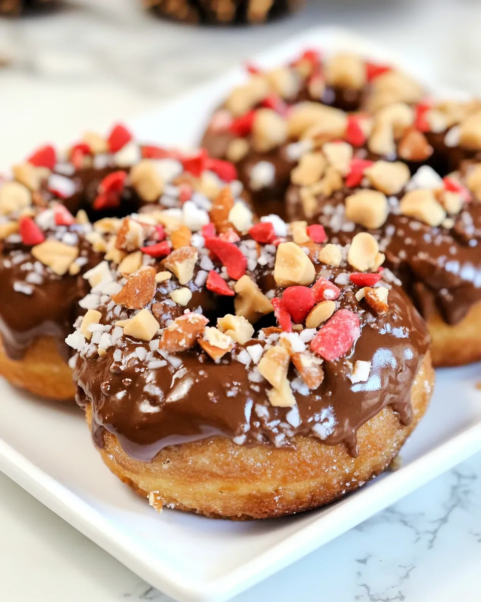 Easy Peanut Butter Cream Doughnuts recipe photo