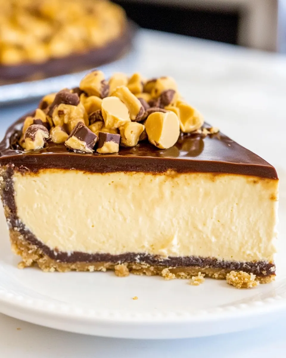 Homemade Peanut Butter Cup Cheesecake photo