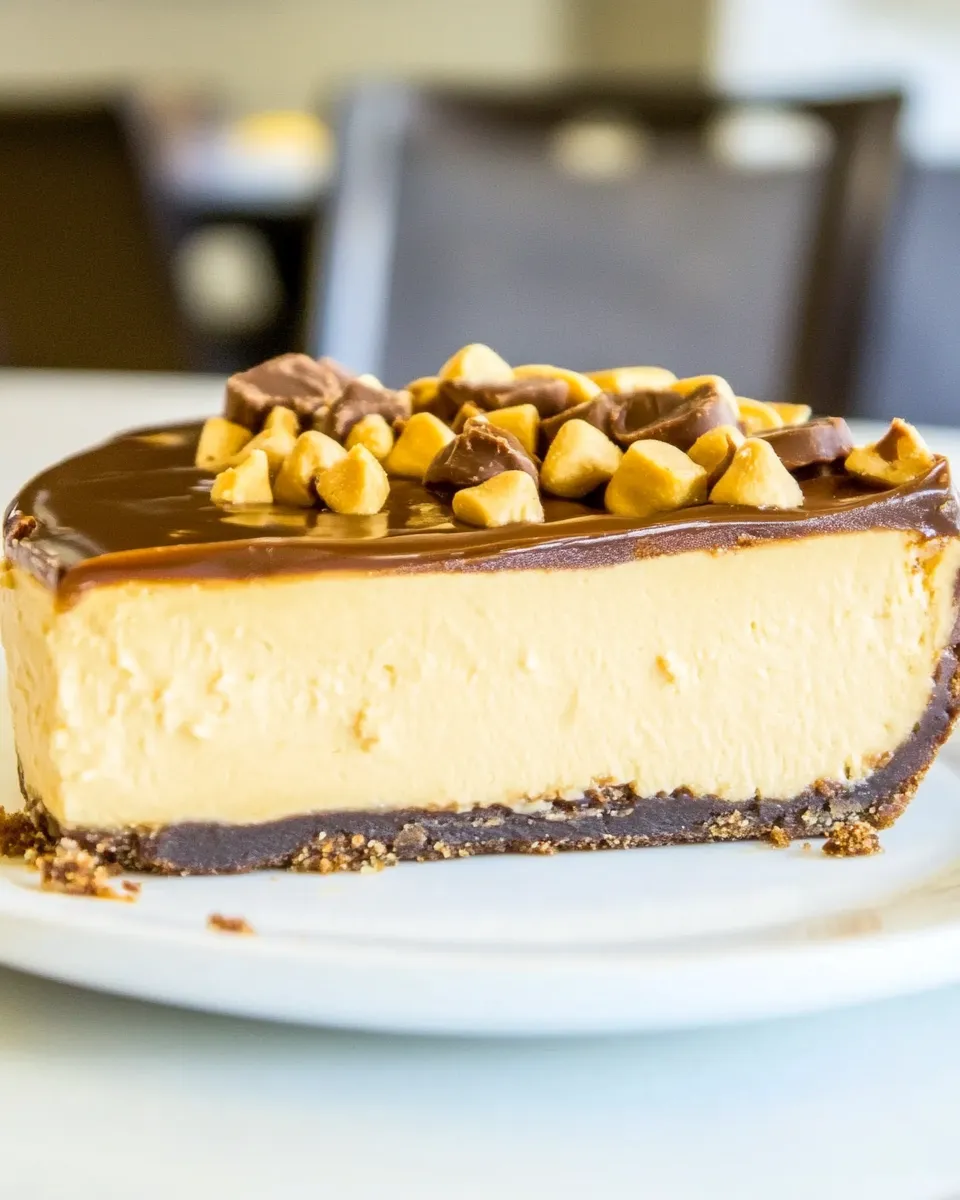 Easy Peanut Butter Cup Cheesecake recipe photo