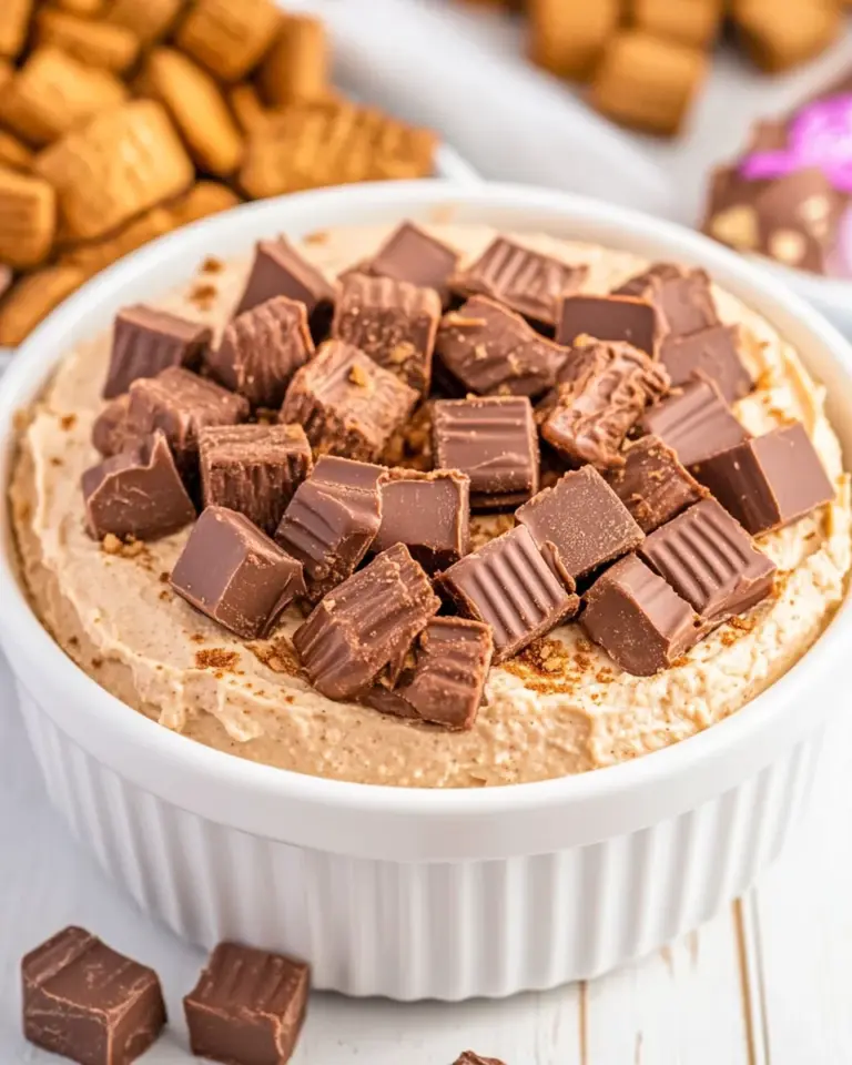 Homemade Peanut Butter Cup Cheesecake Dip photo