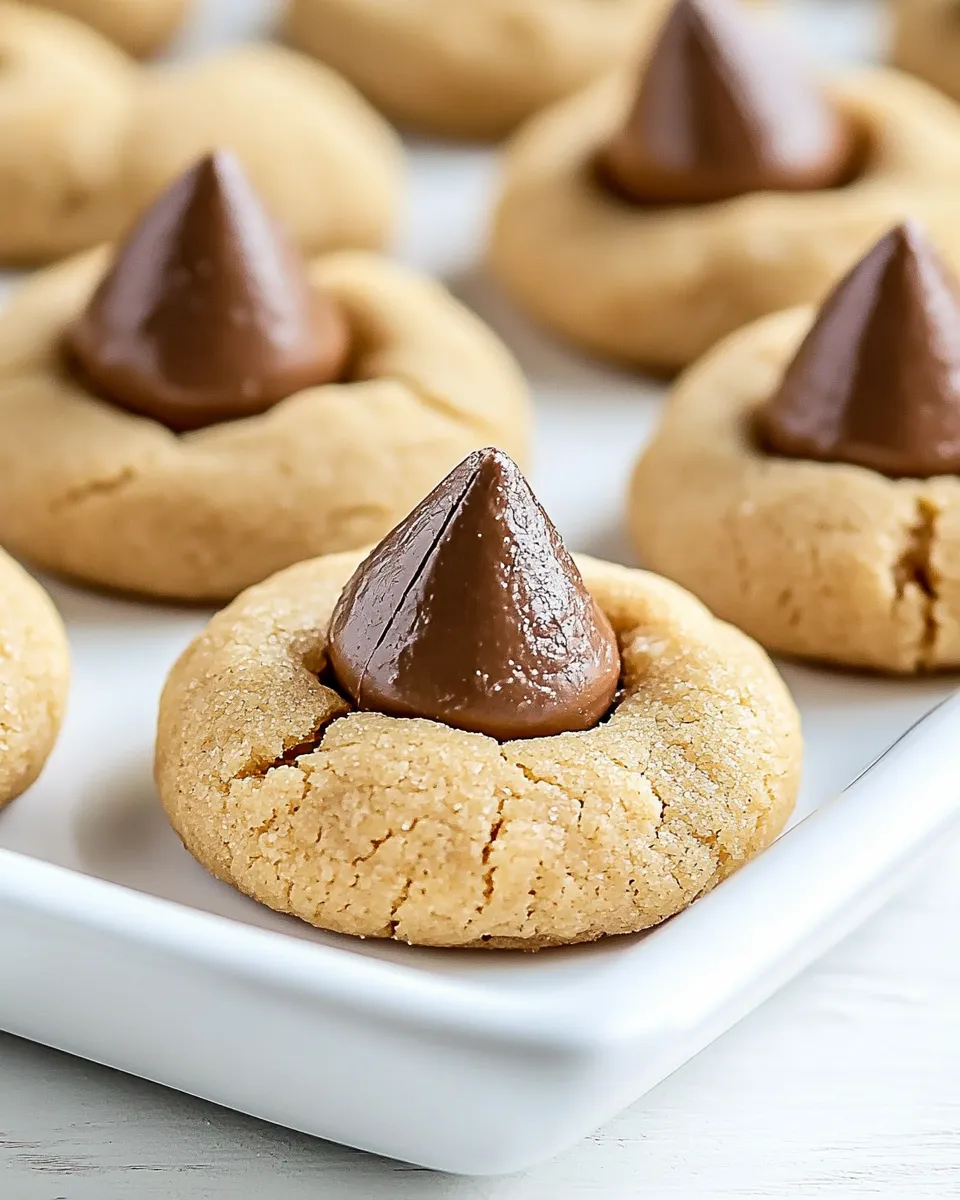 Classic Peanut Butter Kiss Cookies image
