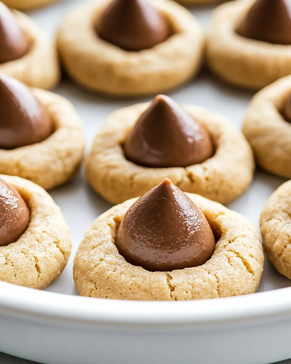 Delicious Peanut Butter Kiss Cookies dish photo
