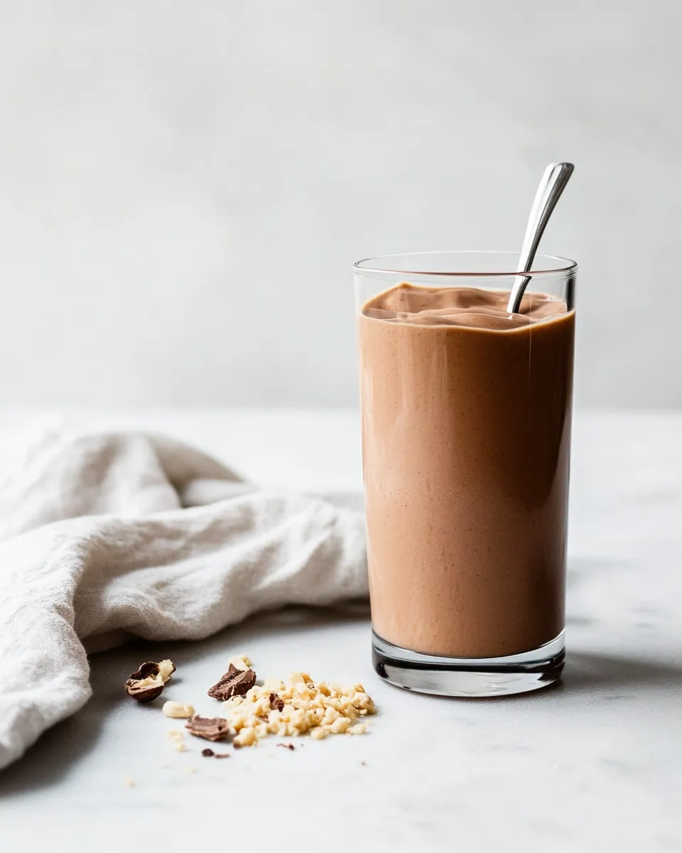 Easy Peanut Butter Mocha Smoothie recipe photo