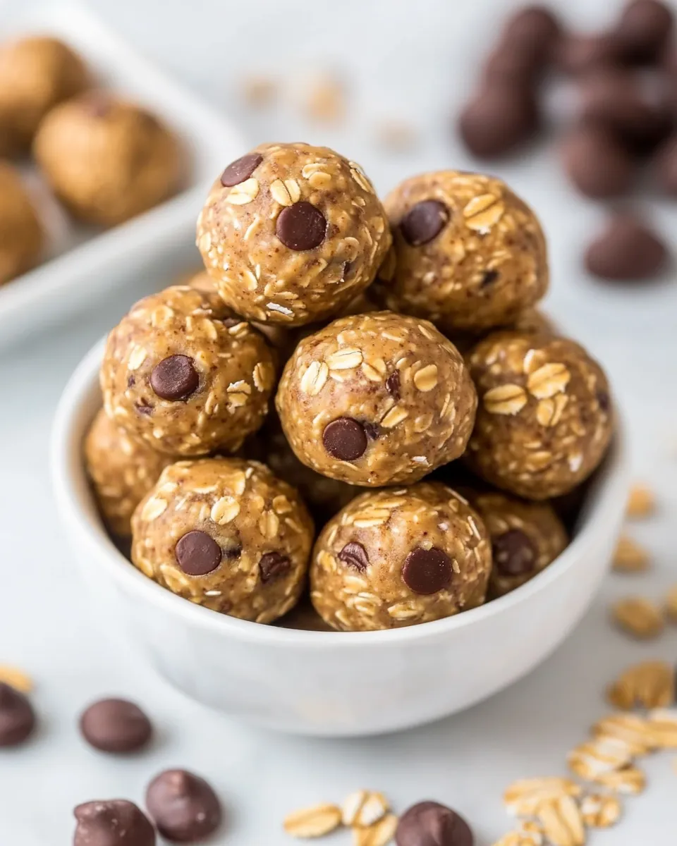 Classic Peanut Butter Oatmeal Balls dish photo