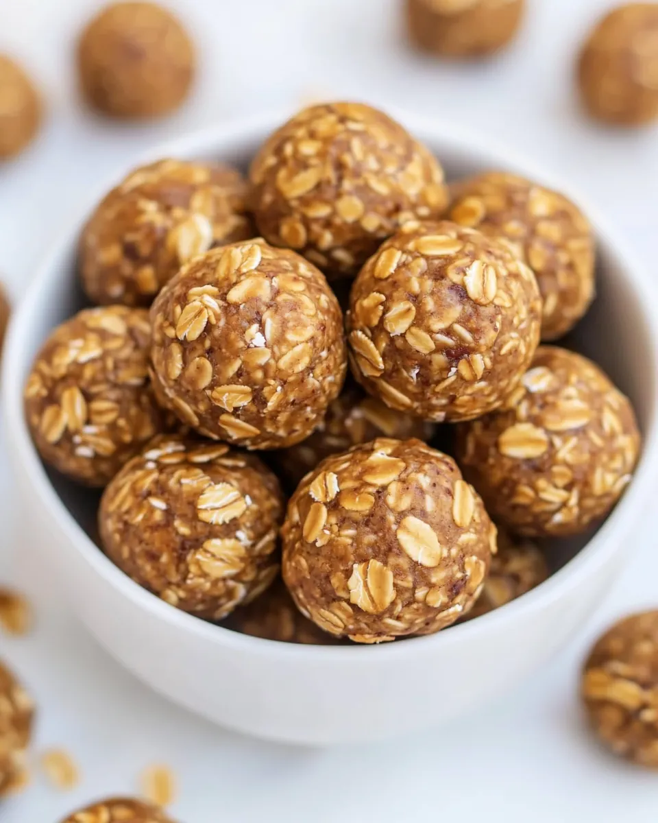 Delicious Peanut Butter Oatmeal Balls picture