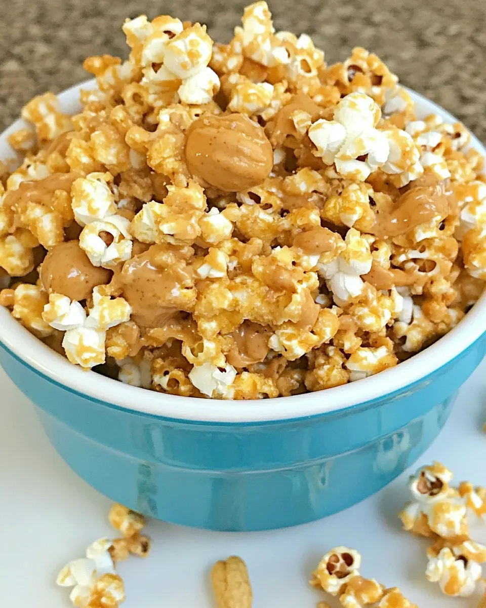 Classic Peanut Butter Popcorn Munch image