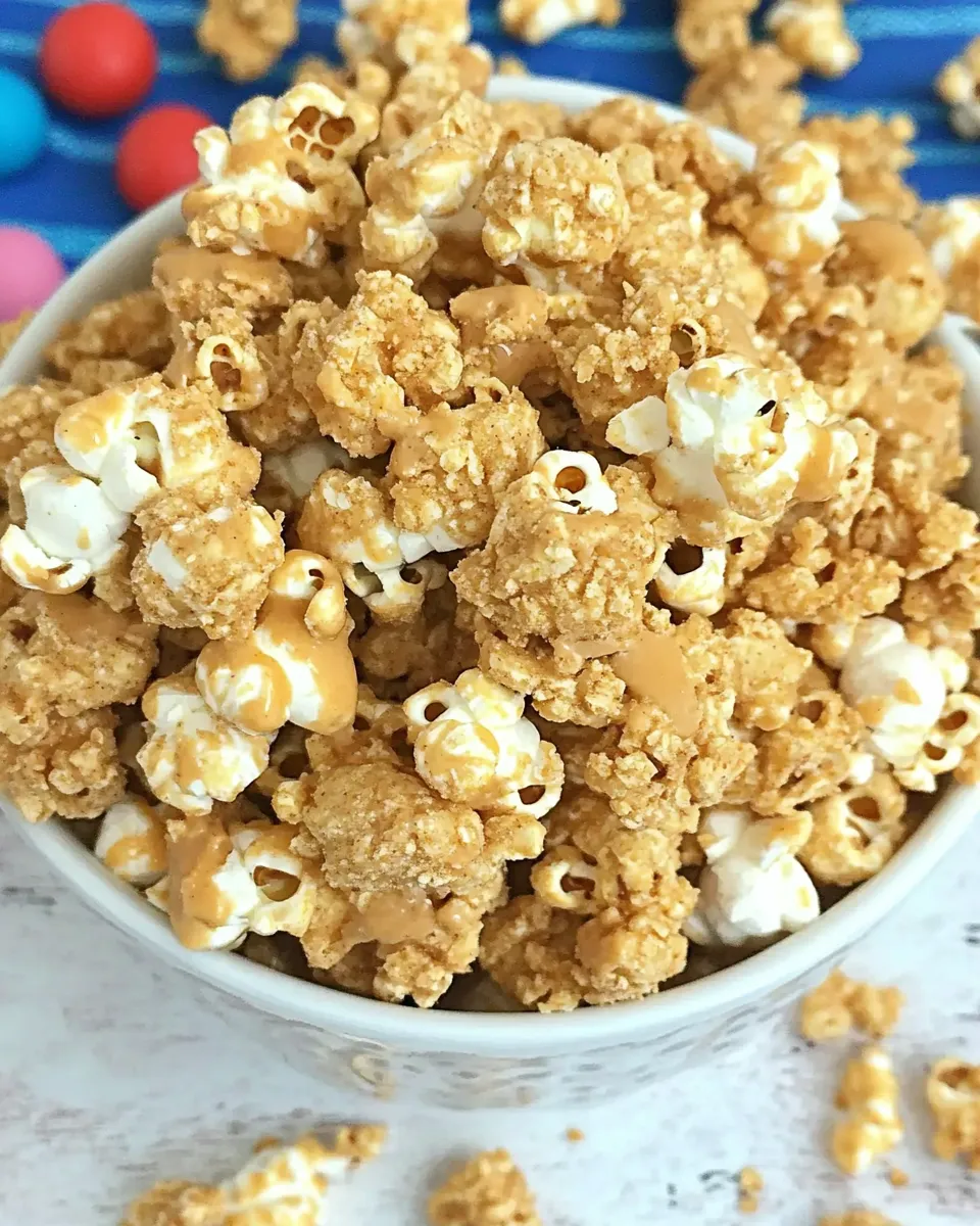 Delicious Peanut Butter Popcorn Munch dish photo