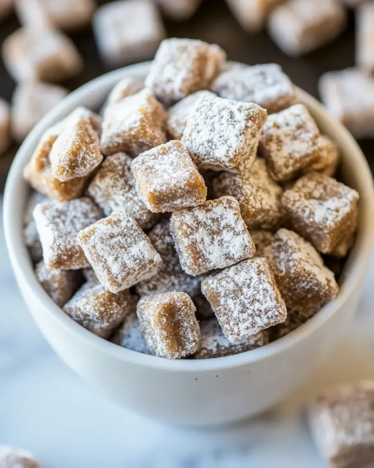 Homemade Peanut Butter Snickerdoodle Muddy Buddies photo